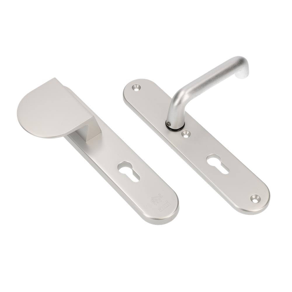 AMI Veiligheidsbeslag 250/50/1 Profielcilinder 72 D90/83 Li F1 + Profielcilinder 72 +Kruk 356 M6 Deurdikte 38/42Mm - 653460